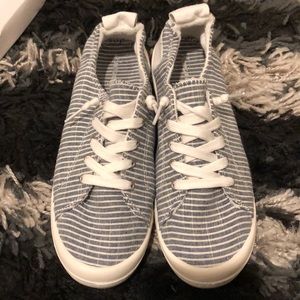 Stripped American Eagle Slip Ons